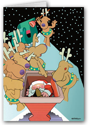 Funny Christmas Card Image