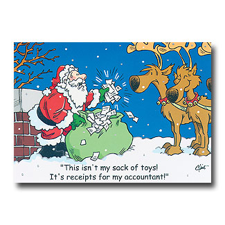 Funny Christmas Card Image